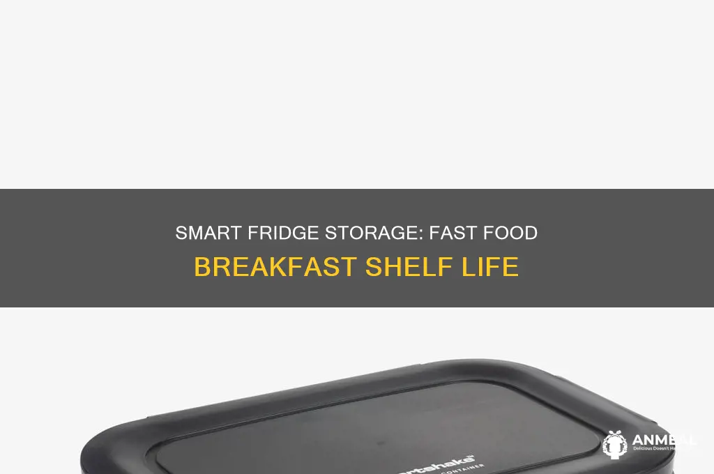 how long will fast food breakfast last in the fridge
