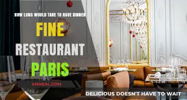 Parisian Fine Dining: Estimating Your Evening's Duration at a Top Restaurant