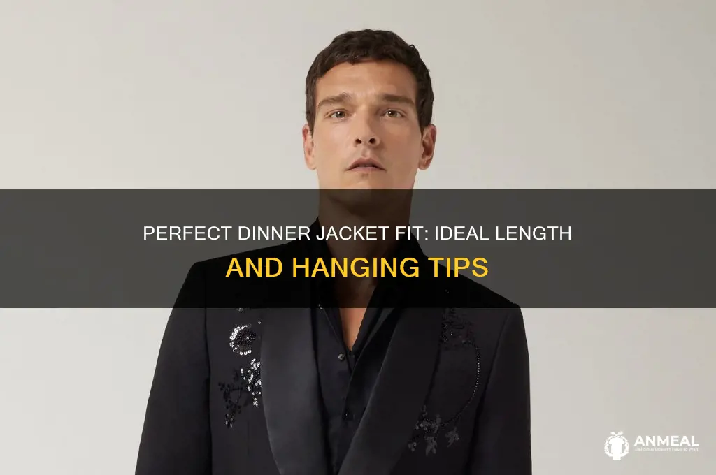 how low should dinner jacket hang