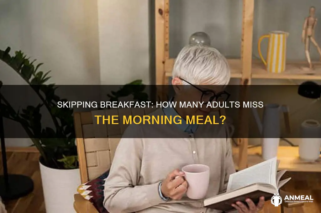 how many adults skip breakfast