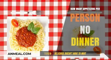 Perfect Party Planning: Appetizer Portions Without a Main Course