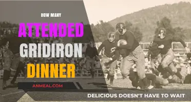 Gridiron Dinner Attendance: Unveiling the Crowd Size Mystery