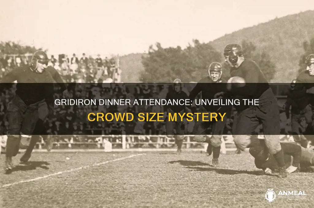 how many attended gridiron dinner