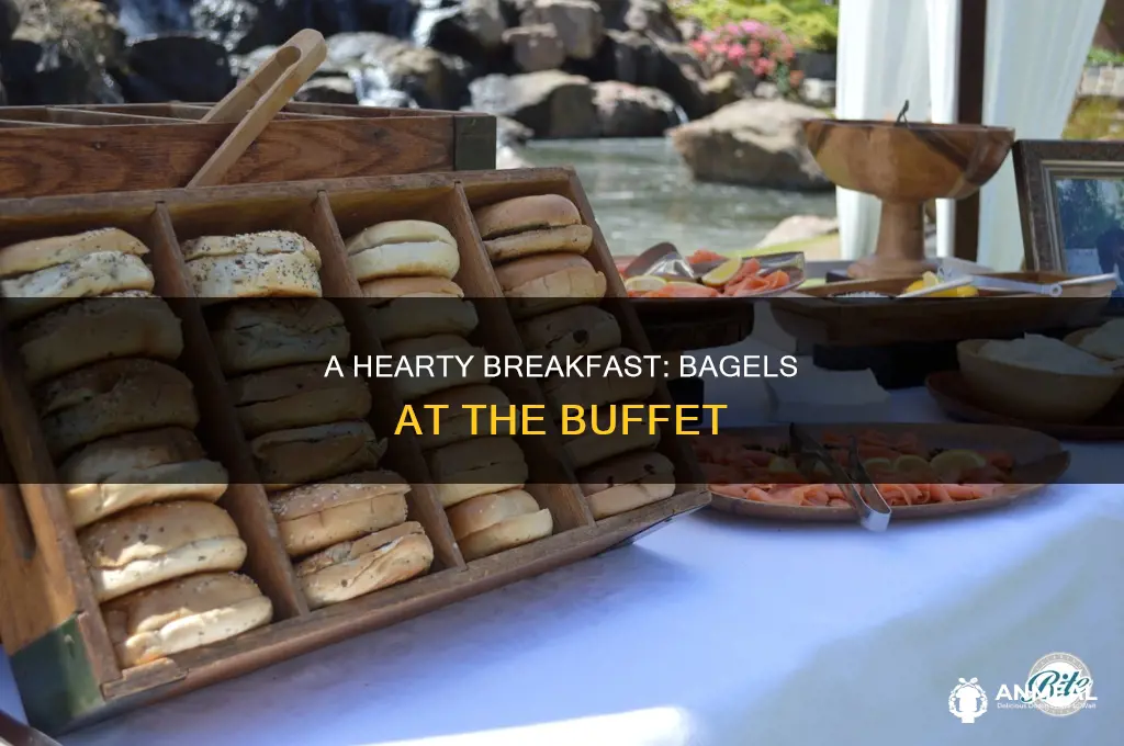 how many bagels on a breakfast buffet
