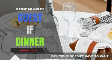Planning Your Dinner Party: Optimal Bar Glasses Per Guest Guide