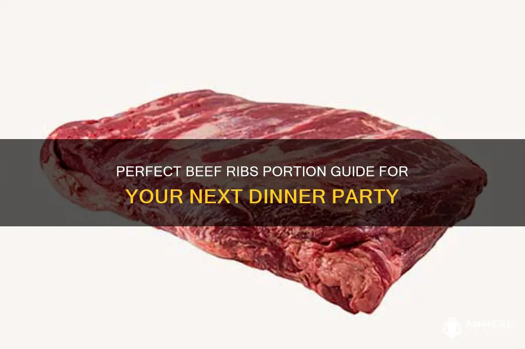 how many beef ribs for a dinner party