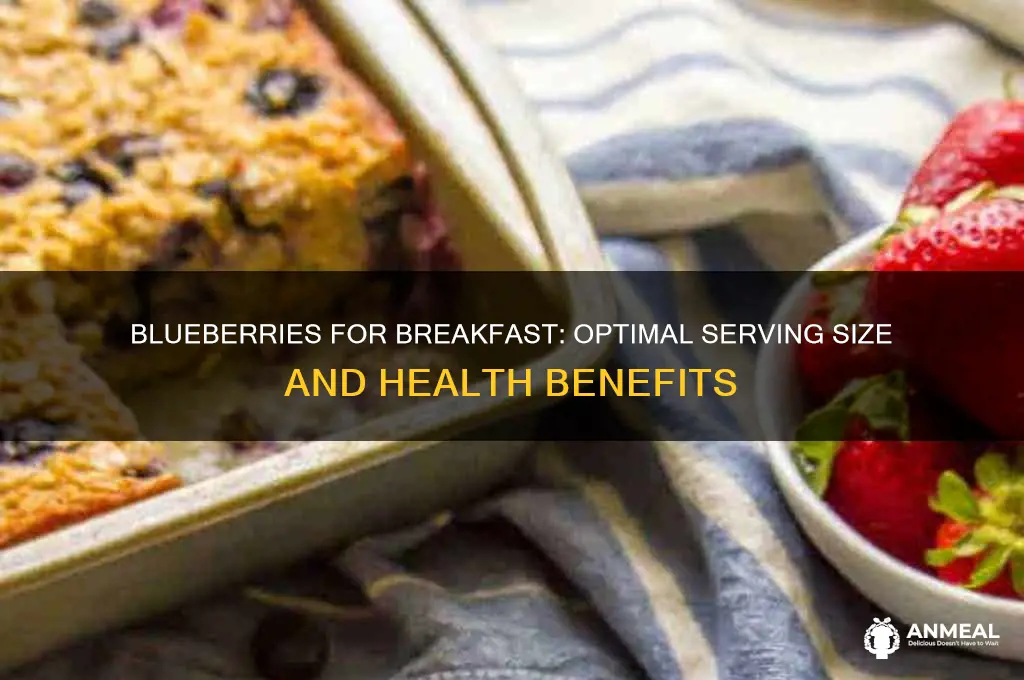 how many blueberries for breakfast