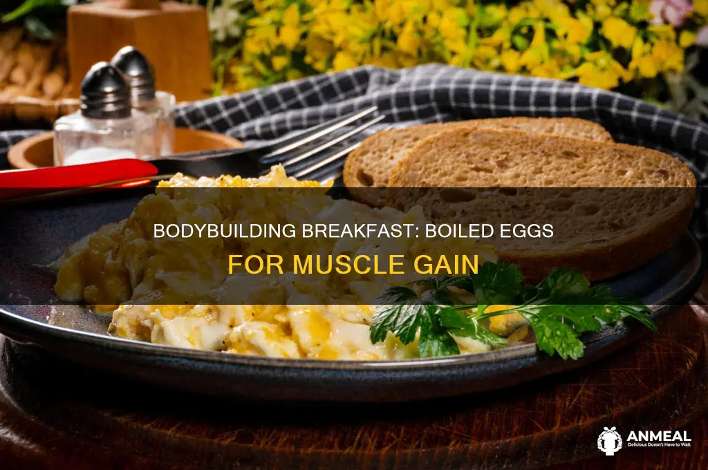 how many boiled eggs for breakfast bodybuilding