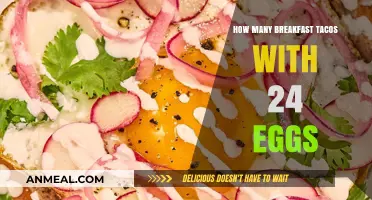 Tasty Breakfast Tacos: 24 Eggs, Many Meals