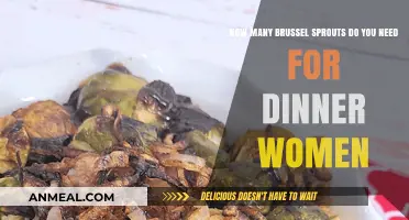Perfect Portions: How Many Brussel Sprouts for Women's Dinner?