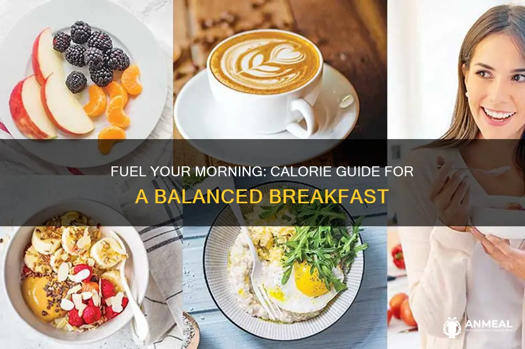 how many cal for breakfast