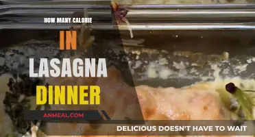 Calorie Count in a Hearty Lasagna Dinner: What to Expect