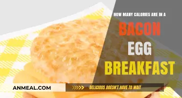 Calorie Count for a Bacon and Egg Breakfast