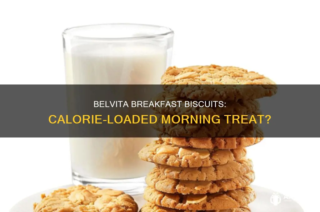 how many calories are in a belvita breakfast biscuit