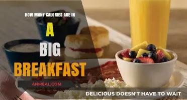 Big Breakfast Calories: How Much Energy?