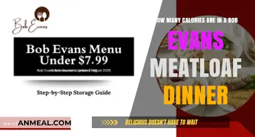 Bob Evans Meatloaf Dinner: Calorie Count and Nutritional Breakdown
