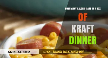 Kraft Dinner Calories: Uncovering the Nutritional Facts in a Box