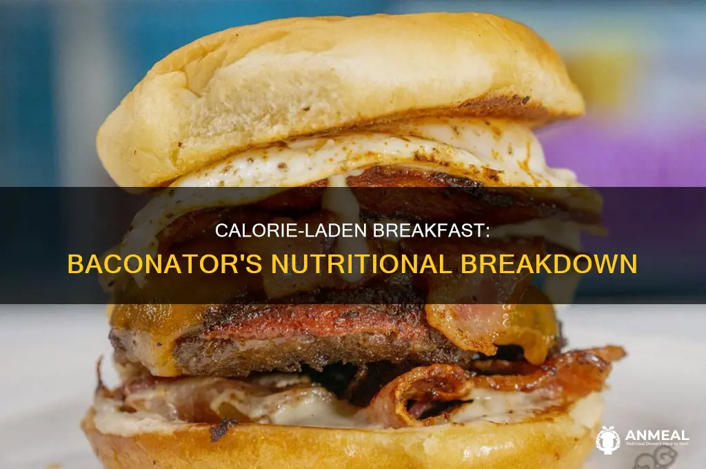 how many calories are in a breakfast baconator