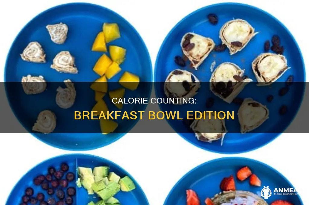 how many calories are in a breakfast bowl