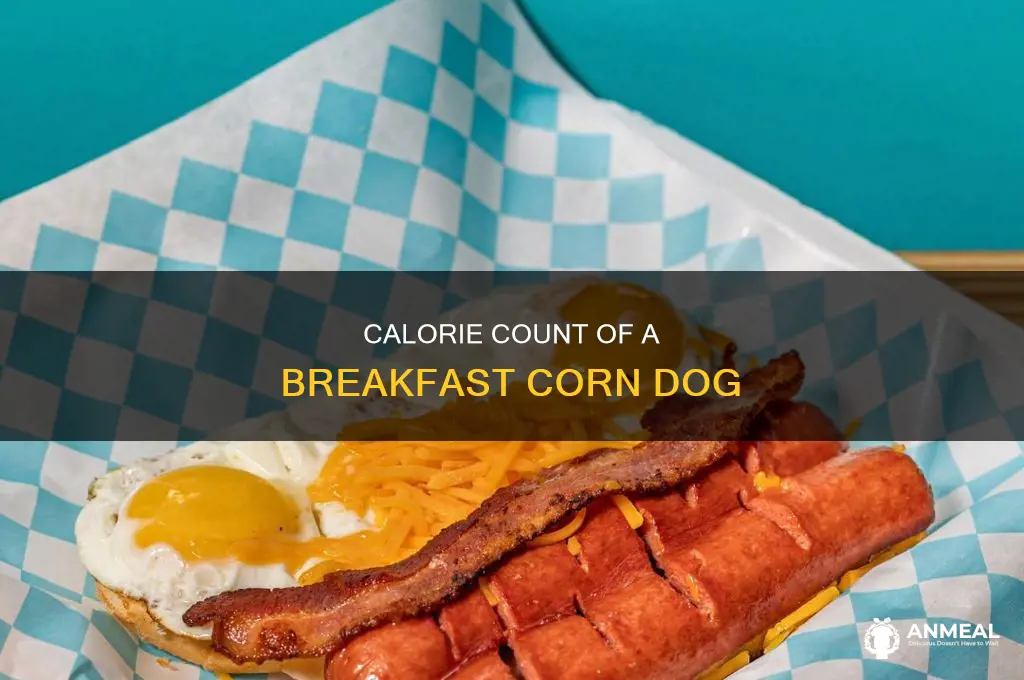 how many calories are in a breakfast corn dog