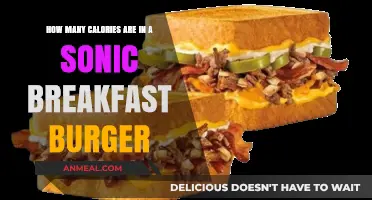 Sonic Breakfast Burger: Calorie Count Unveiled