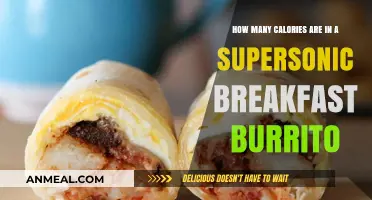 Supersonic Breakfast Burrito: Calorie Count Unveiled
