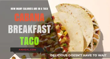 Tasty Taco Cabana Breakfast: Calories Count
