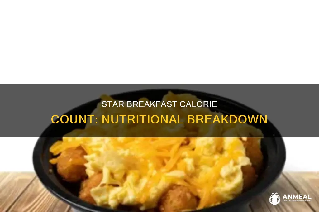 how many calories are in an all star breakfast