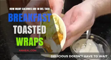 Del Taco Breakfast Toasted Wraps: Calorie Count Unveiled