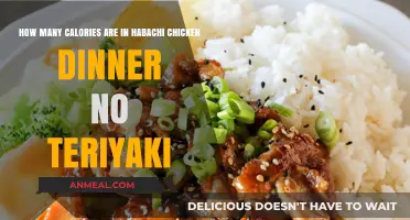Calories in Hibachi Chicken Dinner Without Teriyaki Sauce Revealed