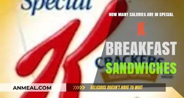 Calorie Count for Special K Breakfast Sandwiches