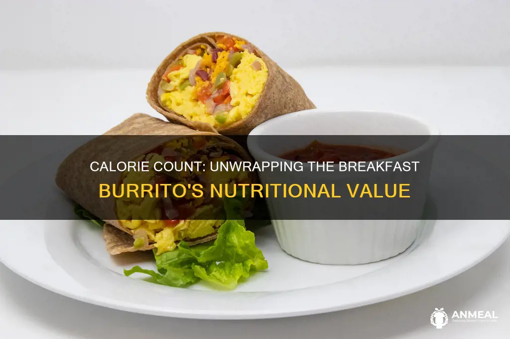 how many calories breakfast burrito