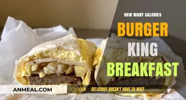 Burger King Breakfast: Calorie-Loaded Morning Meals