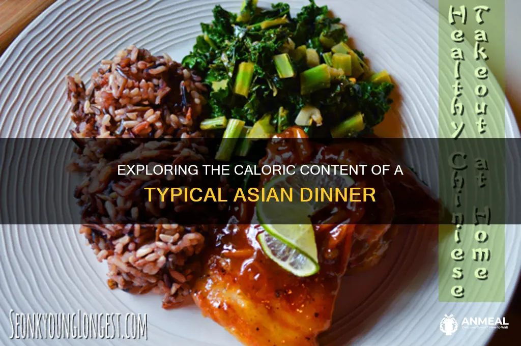 how many calories does average asian dinner