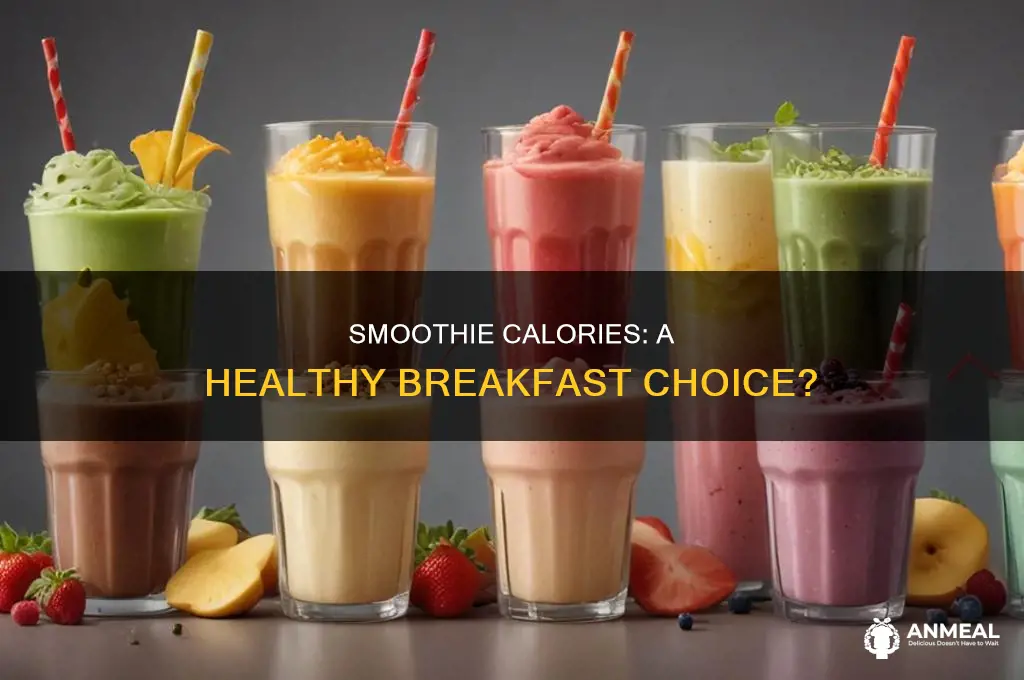 how many calories does breakfast smoothie have