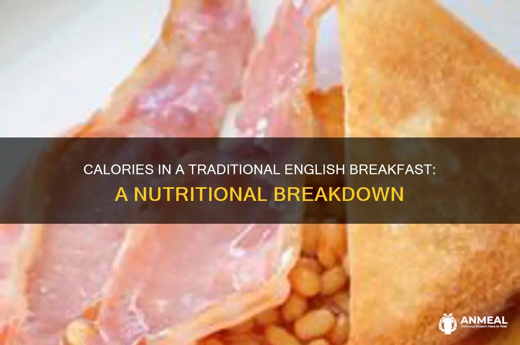 how many calories english breakfast