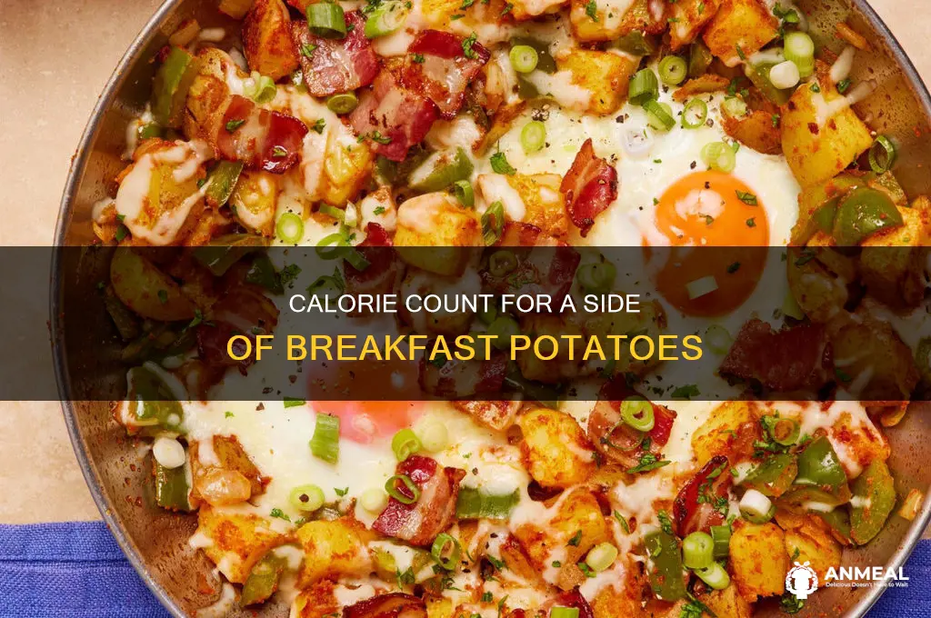how many calories in 1 side of breakfast potatoes