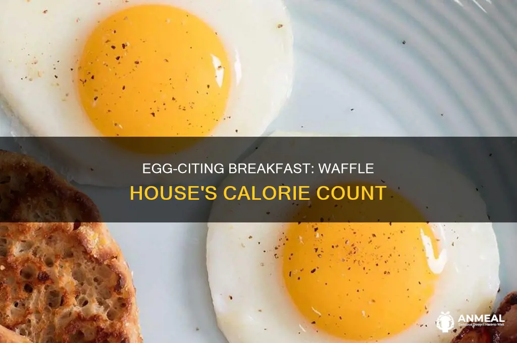how many calories in 2 egg breakfast at waffle house
