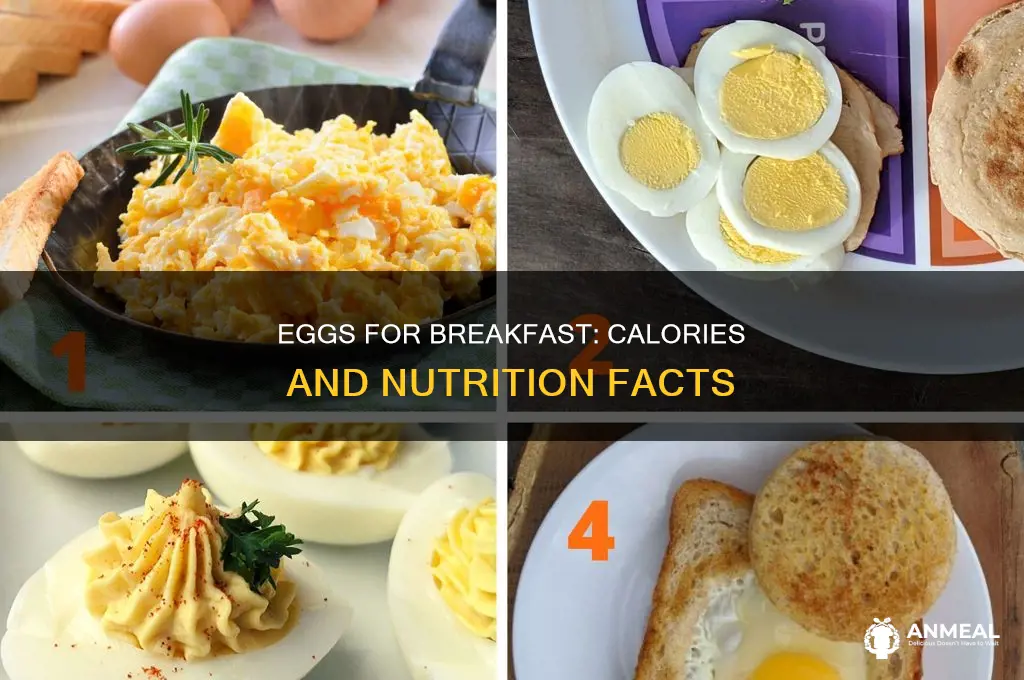 how many calories in a 2 egg breakfast