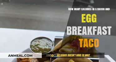 Tasty Bacon-Egg Breakfast Taco: Calorie Count Surprise