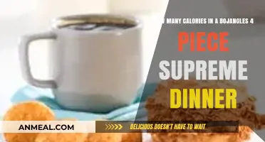 Calories in Bojangles' 4-Piece Supreme Dinner: A Nutritional Breakdown