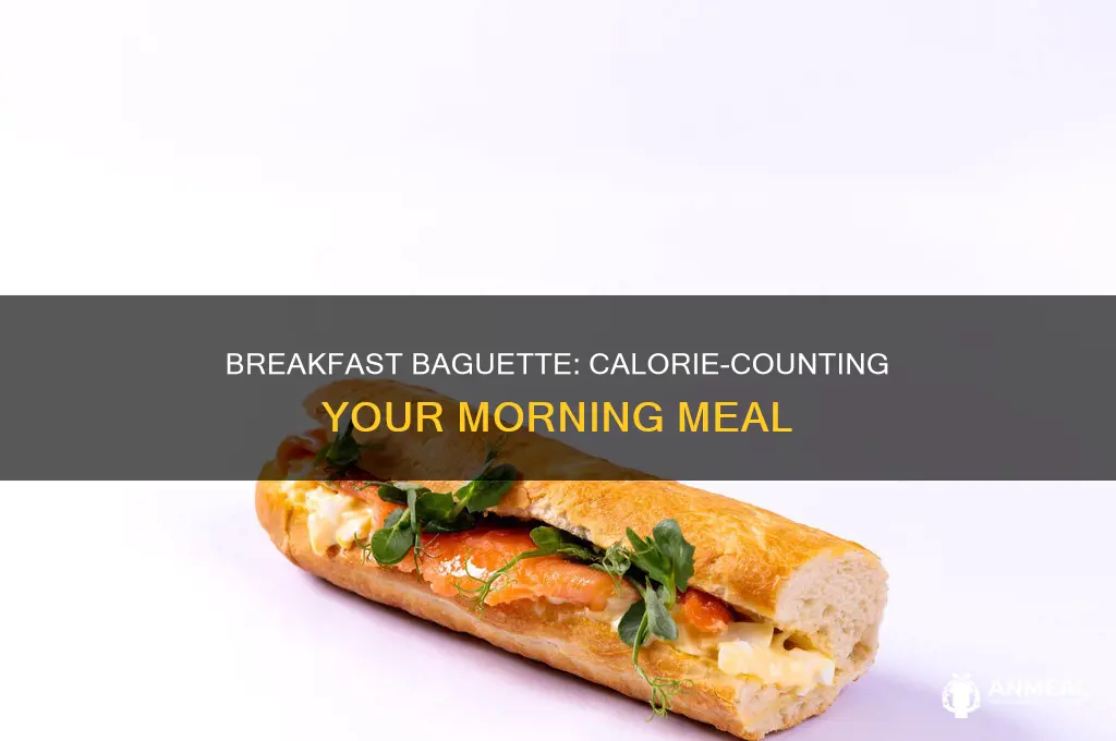 how many calories in a breakfast baguette