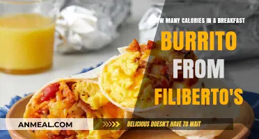 Filiberto's Breakfast Burrito: Calorie Breakdown