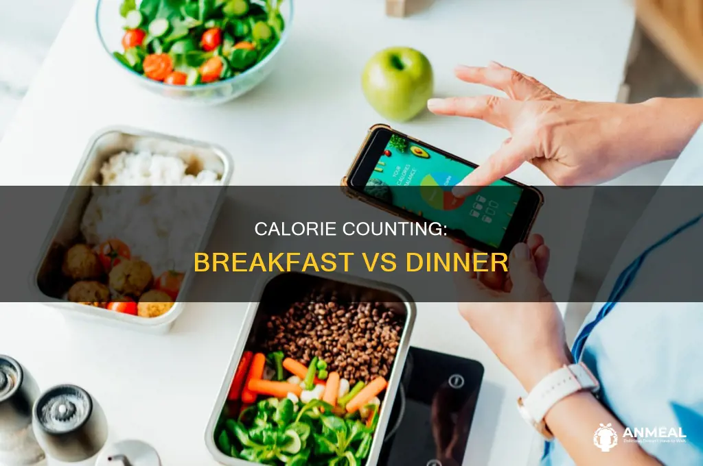 how many calories in a breakfast dinner