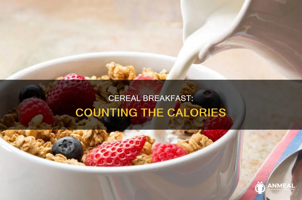 how many calories in a cereal breakfast