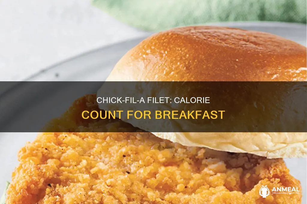 how many calories in a chick fil a breakfast filet