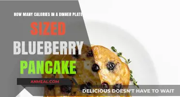Blueberry Pancake Calories: Dinner Plate Size Nutrition Breakdown