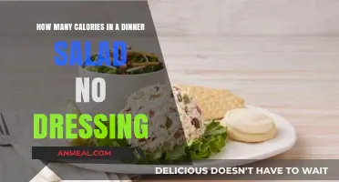 Calories in a Dinner Salad Without Dressing: A Healthy Breakdown