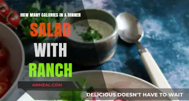 Calories in Dinner Salad with Ranch: A Nutritional Breakdown