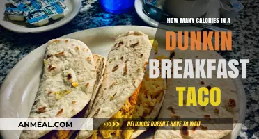 Dunkin's Breakfast Tacos: Calorie Count and Nutrition Facts